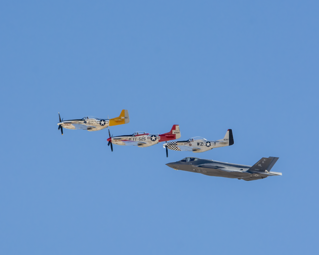 The Best Places To Watch Heritage Flight Training In Tucson (And Why It’s Worth Seeing) 9 p 51s and f 35